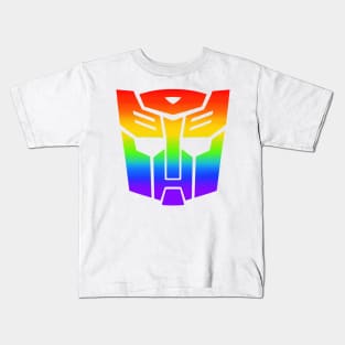 Gay Autobot Pride Kids T-Shirt